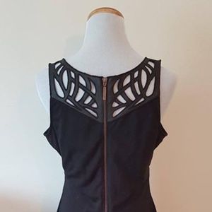 NWT Beyoncé Label - House of Deréon Cut Out Black Dress